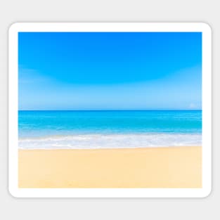 Turquoise Blue Ocean Waves Sticker